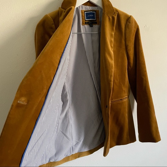 J. Crew Parke Velvet Blazer Jacket - Picture 5 of 7